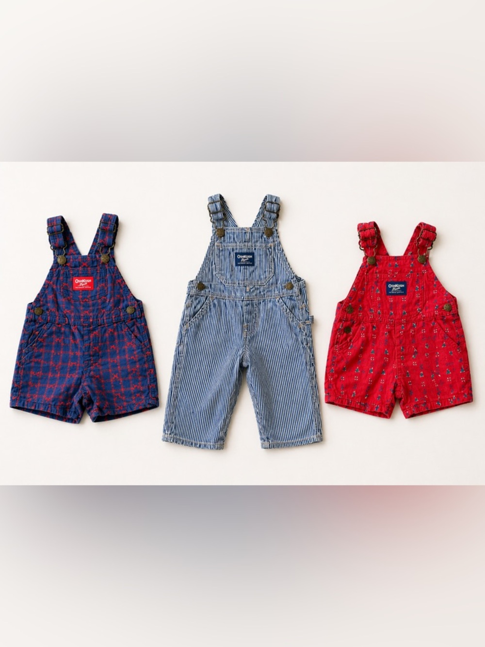 Three Pair of Rare Vintage OshKosh Overalls